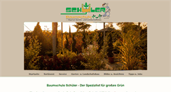Desktop Screenshot of baumschule-schueler.de